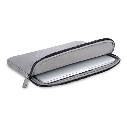 CAISON 14 zoll Wildleder Klassisch Komfort Laptop Hülse Notebook Schutzhülle Tasche für 14″ Notebook Computers / 13.5″ Microsoft Surface Book / 13.3″ Dell Alienware 13 - 5