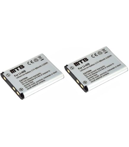 2x Kamera-Akku 950mAh – Kompatibel Mit Rollei, Olympus, Minox & Mehr