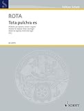 Image de Tota pulchra es: Mottetto per soprano, tenore e organo. Sopran, Tenor und Orgel. Partitur. (Edition Schott)