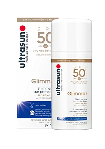 Ultrasun Glimmer SPF50+Schimmerndes Sonnenschutz-Gel, 1er Pack (1 x 100 ml) Ultrasun Glimmer SPF50+Schimmerndes Sonnenschutz-Gel, 1er Pack (1 x 100 ml)