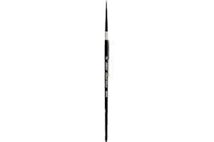 Silver Brush Limited 3000S2 Black Velvet Round Brush for Watercolour, Size 2, Short Handle