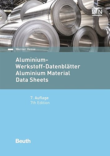 Preisvergleich Produktbild Aluminium-Werkstoff-Datenblätter: Deutsch / Englisch (Beuth Wissen)
