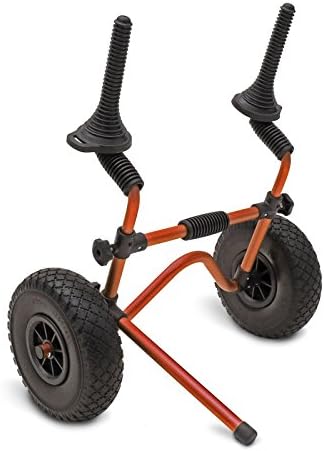 Legacy Sit On Top Kayak Trolley Scupper Cart & Kickstand (Orange)