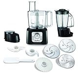 Con su motor de 800 W, su vaso principal con una capacidad de 3 L y su jarra batidora de 1.25 L, DoubleForce Compact procesa todo tipo de preparaciones, desde las más pequeñas a las más grandes