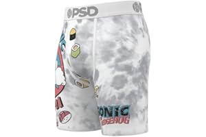 PSD Men's Sonic the Hedgehog Boxer Briefs - Breathable and Supportive Men's Underwear with Moisture-Wicking Fabric