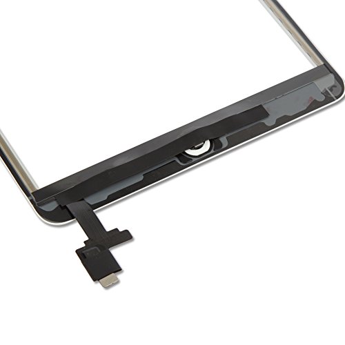 Dazone für iPad Mini 1 2 Touchscreen Digitizer Ersatz Glas Display Bildschirm mit IC Chip Home Button und Werkzeug (Weiß) - 4