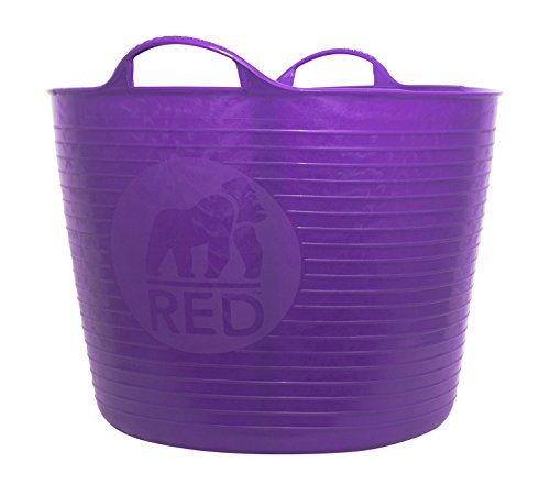 Decco Ltd Cubo Flexible, Morado, 42 litros