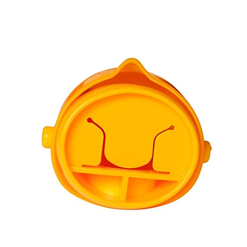 Wasserhahnverlängerung Extender für Kinder Hand waschen Badezimmer (3 Fraben & 5 Cartoon Tier) (Gelb Ente, 2 Stck) - 2