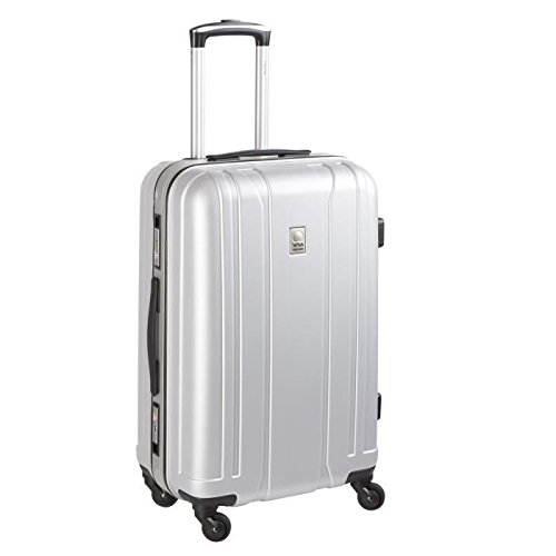 Preisvergleich Produktbild VISA DELSEY Valise Trolley Rigide ABS 4 Roues 65cm AEROBIS Argent