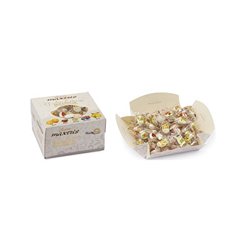 Preisvergleich Produktbild MAXTRIS / Italienische Mandel Konfetti / Konfetti Sweet Arrival White Fruit Tray / 500 gr.