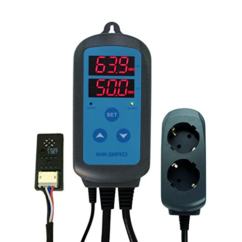 Inkbird IHC-200 Digitale Feuchteregler Luftfeuchte Controller Stecker Relais Luftfeuchtigkeit Regler Steckdose Feuchtigkeitsregler 100-265V - 3