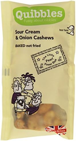 Quibbles Sour Cream and Onion Cashews 30 g (Pack of 14)