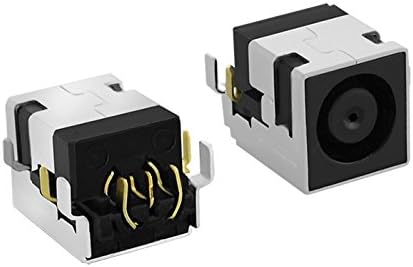 Qoltec 53056. Dell 15R Notebook Additional Component – Notebook Additional Components (DC-IN Jack DC-IN Jack, Universal, Black, Silver, Dell Inspiron Dell Inspiron M4010 Dell Inspiron N4020 Dell Inspiron N4030 Dell Inspiron M5010 15R N5, Metal/Plastic)