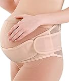 fajas premama Alta elasticidad y alta ductilidad: el diseño de velcro, libre de ajustar el tamaño, puede hacer frente a la barriga que crece gradualmente durante el embarazo.