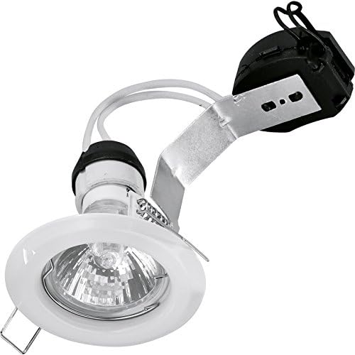 240V Pressed Contractor Downlighter Kit (10 Pk) White