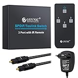 umschalter digital audio Unterstützt alle digitalen SPDIF Audioformate