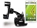 Produktbild kompakte Halterung Windschutzscheibe / Armaturenbrett für Motorola Moto X Play, schwarz | Autohalterung KFZ Halter Scheiben-Halterung Armaturenbrett-Halter - K-S-Trade (TM)