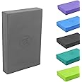 Yoga-Mad EVA Yoga Block, High Density Non Slip Block for Yoga, Pilates and Home Workouts, 30cm x 20cm x 5cm