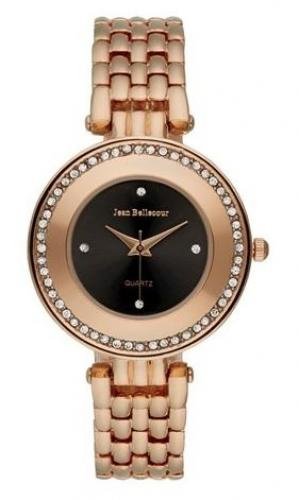 Damen-Armbanduhr Analog Jean Bellecour – Armband Stahl Rotgold redt24