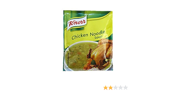 Knorr Soup Chicken Noodle Sachet Single Sachet Amazon Co Uk Grocery