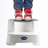 Baby Doppelstufen Schemel – Der Zwinkernde Panda – Kinder Tritthocker – Perfekt für Kinder-Badezimmer oder Kleinkind Toiletten Training - 5