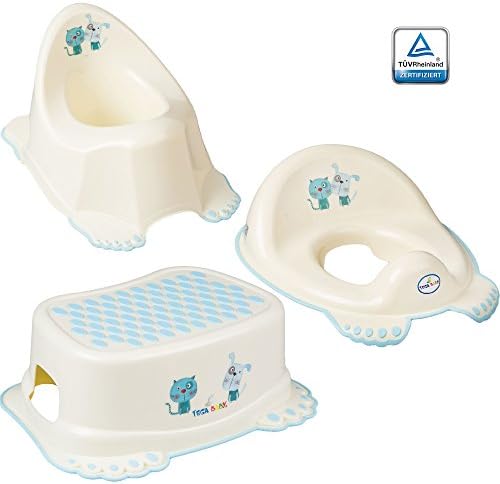 gofu -- Set of 3 Childrens Toilet Trainer Potty Toilet Seat Stool for Boys and Girls – All Parts (Children's Potty Toilet Seat Stool) – Certified and TUV certified