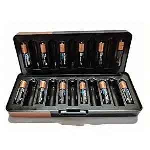 Duracell Alkaline AAA Batteries with Storage Box (Pack of 12)