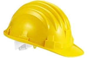 SICURMED ELMETTO da CANTIERE Giallo Protettivo 310 gr Soccorso Auto Aziendali Sicurezza Caschetto Casco