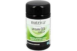 CABASSI & GIURIATI PROMO 2 CONFEZIONI NUTRIVA VEGAN D3 2000 UI 60+60 compresse masticabili