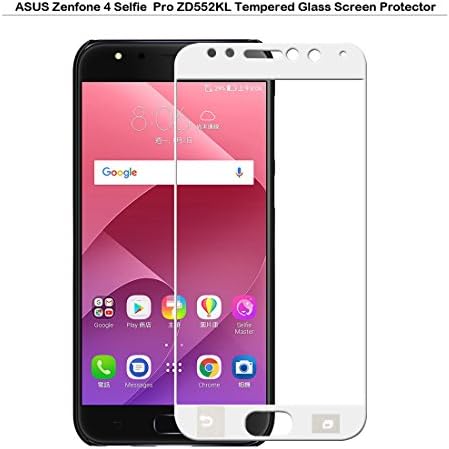 Fiimi Asus Zenfone 4 Selfie Pro ZD552KL Screen Protector - Fiimi Tempered Glass Screen Protector For Asus Zenfone 4 Selfie Pro ZD552KL,9H Hardness,0.3mm Thickness with Real Glass (White)