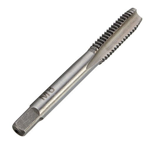 Fortag 5 teilig HSS Gewindebohrer Set Handgewindebohrer Satz Schälanschnitt Metrisch Bohrer Schraube Senker Werkzeuge Bohrer-Bit Set M3-M8 - 3