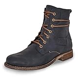 Josef Seibel 99663 Sienna 63 Damen Stiefeletten,Schnürstiefelette,StiefeletteStiefel,Chukka Boot,Halbstiefel,Schnürboots,Bootie,Reißverschluss,Sienna 63,Frauen,ocean(Blau)