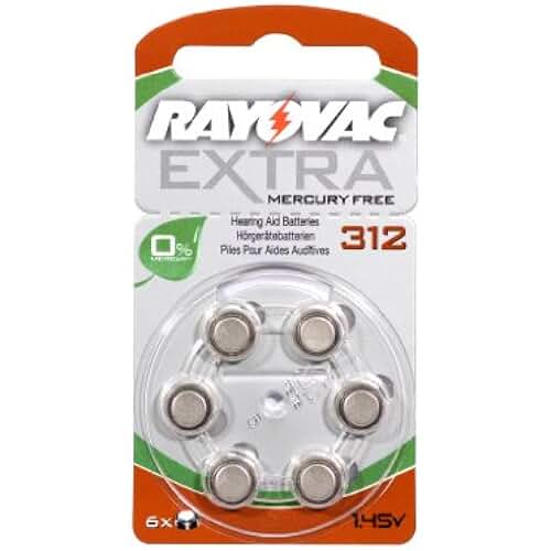 Amazon.co.uk rayovac 312 hearing aid batteries