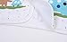 WANGSAURA Baby Infant 5pcs Cotton Clothing Set (Cap+Bib+Pajamas Suit+Pants)Newborn Caring Gift 0-3 Months (Blue)