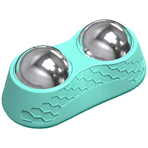 Preisvergleich Produktbild Schaumstoffrolle für tiefe Gewebe-Muskelmassage, CooldownMultifunktionale, tragbare Muskelentspannungsgeräte Fitness Ofenrohr NackenmassagegerätTherapeutische Werkzeuge Tiefenmuskel-Massage,Green