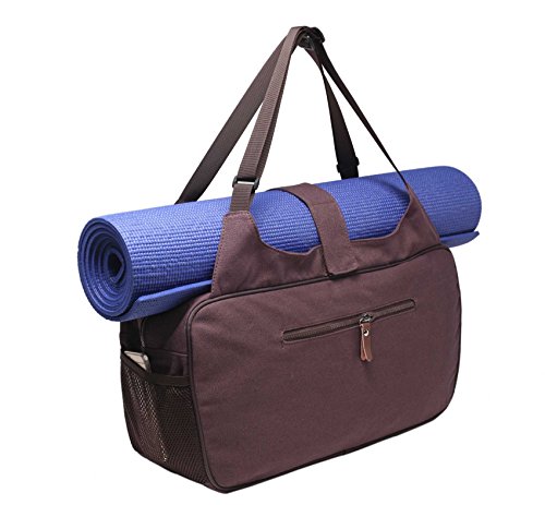 Große Yogatasche »Vimalaa« von #DoYourYoga aus Segeltuch (Baumwoll-Canvas) – aufwendig per Hand verarbeitet, für EXTRA-LANGE und EXTRA-BREITE Yogamatten! Die Yogatragetasche ( Yogabag) ist in sehr schönen Farben und ausgefallenen Designs erhältlich. Ferner eignet sich die Tasche auch für als Sporttasche / Fitnesstasche - 4