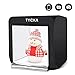 Produktbild TYCKA Foto Studio Box, 80 x 80 x 80 cm / 31,5 x 31,5 x 31,5 Zoll Faltbares Fotostudio Lichtzelt mit 5.500K LED-Leuchten, 3 Hintergrundwänden(schwarz, weiß, beige), EU-Stecker