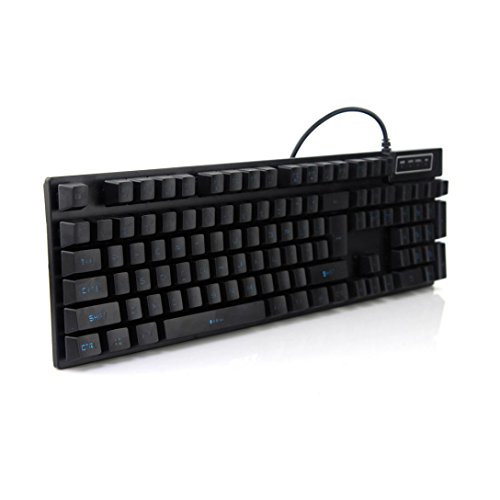 Preisvergleich Produktbild Kaiki USB verdrahtete beleuchtete bunte LED-Hintergrundbeleuchtung Metal Gaming Keyboard