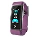 Produktbild Minzhi Z19 Smart-Band-Farbbildschirm Herzfrequenzsensor Aktivität Fitness Tracker Smart-Uhren Wecker Armbandlila