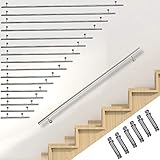 handlauf EINFACH ZU BEFESTIGEN - Mit den beiliegenden passenden Schrauben und Dübel kann der Wandhandlauf ganz einfach mit nur wenigen Handgriffen an jeder Wand, egal ob Außen- oder Innenwand, befestigt werden.