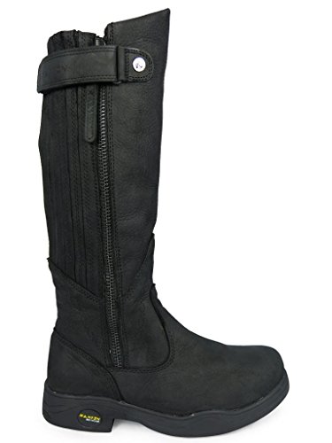 LADIES-KANYON-HORSE-RIDING-WATERROOF-YARD-COUNTRY-LONG-LEATHER-BOOTS-SIZE-UK-3-8