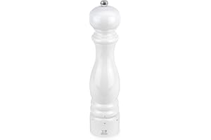 ‎PEUGEOT PEUGEOT Paris Manuelle Salzmühle, Mahlgradeinstellung u'Select, Höhe: 30 cm, Holz, Weiß, 27858