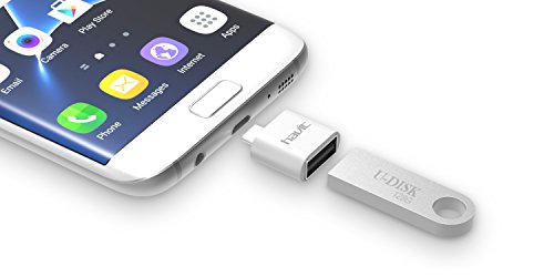 HAVIT Micro USB OTG auf USB Adapter, High-Speed Micro USB male zu USB female Adapter für Android Smartphone / Tablette mit OTG Funktion (Weiß) - 3