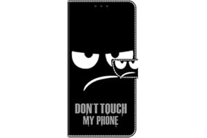 TUUNKMUY Hülle für Samsung Galaxy S9 Plus Handyhülle [Premium PU Leder] [Kartenfach] [Standfunktion] TPU Stoßfest Schutzhülle Klapphülle Handytasche Lederhülle für Samsung Galaxy S9 Plus,Fass mich nicht an.