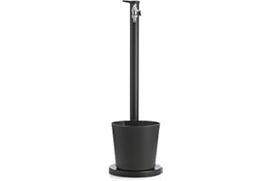 YOEYANG Fontana in metallo da giardino BEL-FER modello 42/SRV, con vaschetta in alluminio, colore Antracite