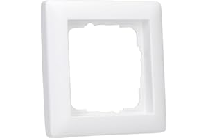 VOLTKING GIRA 021104 Abdeckrahmen 1fach Rahmen System 55 Reinweiß seidenmatt