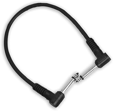 Cable Corp SPC1 1' Molded End Right Angle Patch Cable, Black