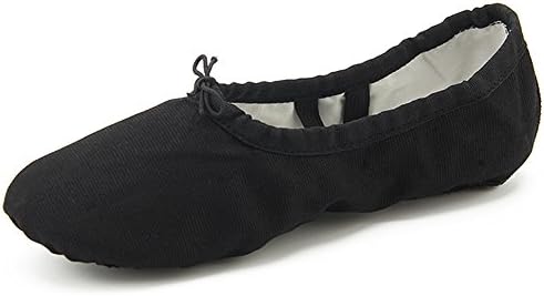 Dreamone Ballet Dancing Shoes Canvas Gymnastic Yoga Dance Shoes Flat Split Sole Women Girls Toddlers Size