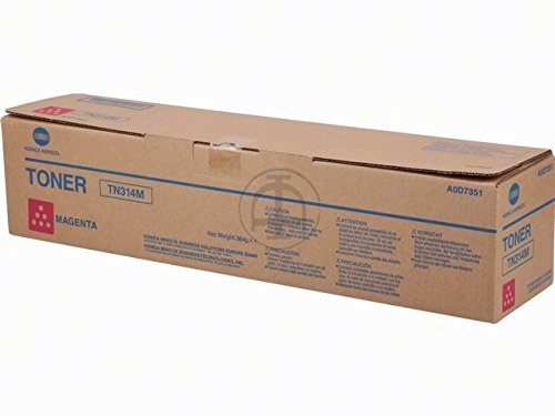 Preisvergleich Produktbild Konica Minolta A0D7351 Bizhub C353 Toner TN314M, 20000 Seiten, magenta