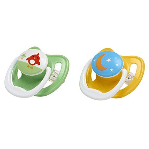 Dr Brown's PreVent Twin Pack Soothers 18m+ (Bird/Moon)